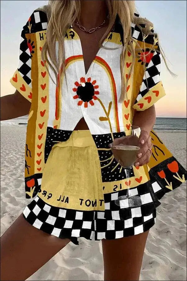 Conjunto Boho Estampado 06