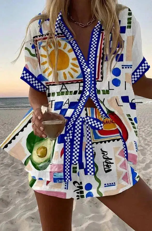 Conjunto Boho Estampado 23