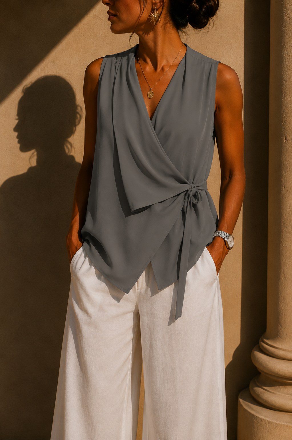 Blusa Gris