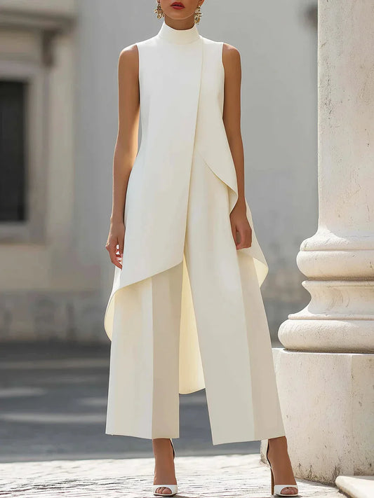 Conjunto túnica color Beige
