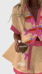 Conjunto boho color Marrón