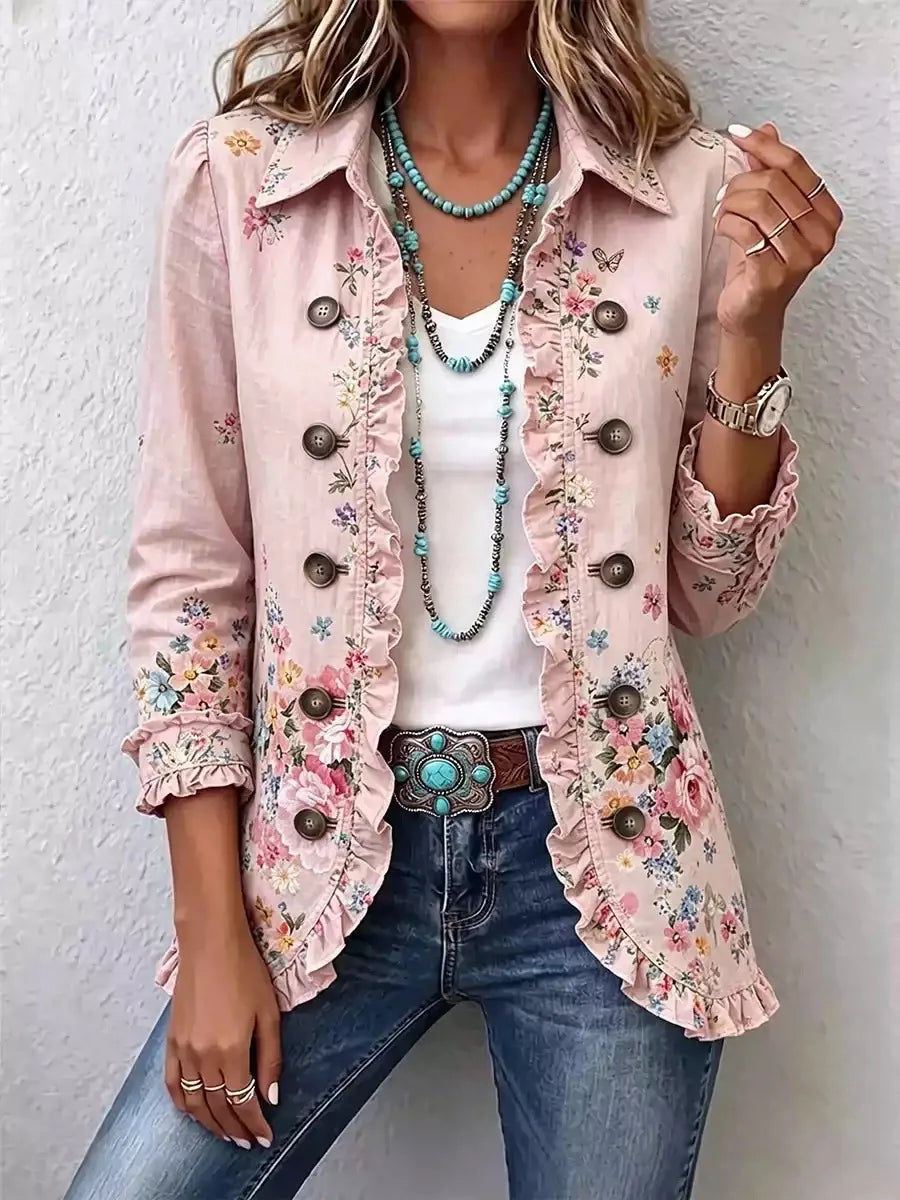 Chaqueta Leopardo Estampado 36