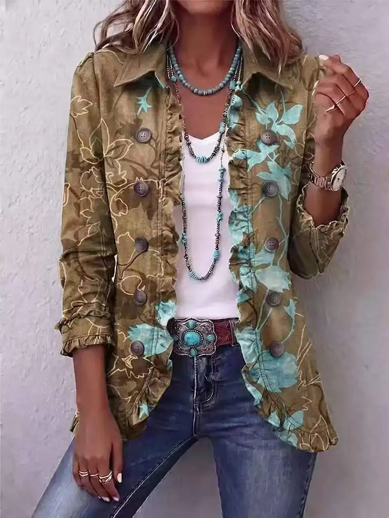 Chaqueta Leopardo Estampado 34