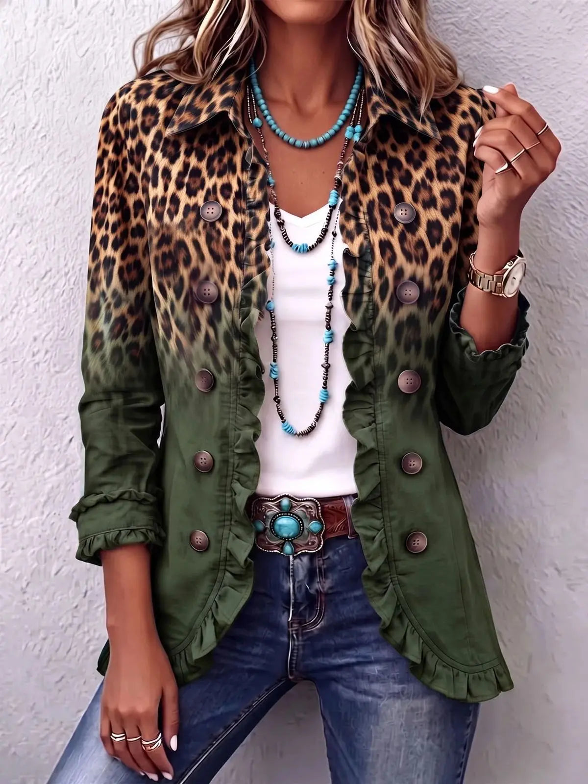 Chaqueta Leopardo Estampado 06