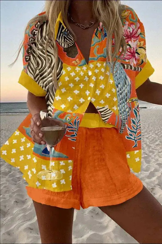 Conjunto Boho Estampado 20