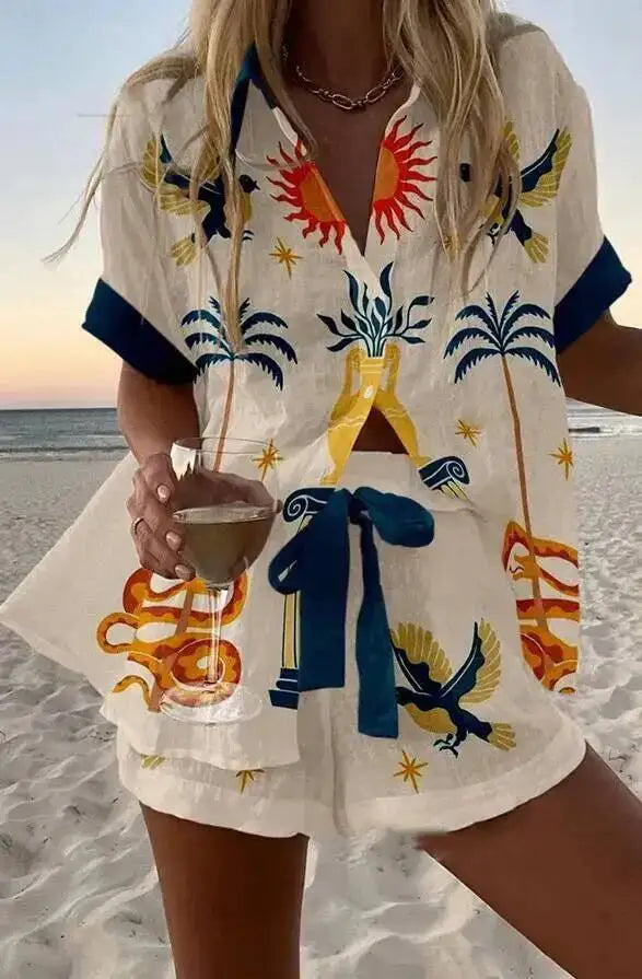 Conjunto Boho Estampado 19