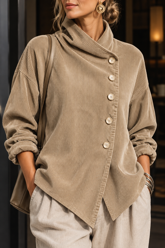 Chaqueta de Pana - Beige