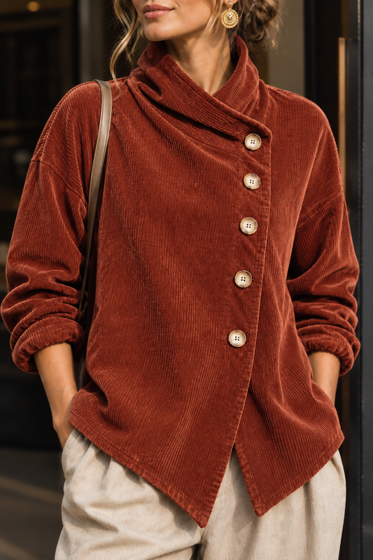 Chaqueta de Pana - Roja