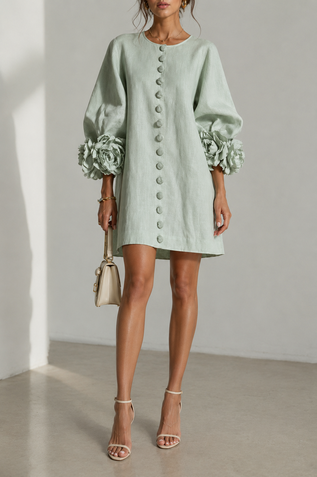 Vestido Mini - Verde Clarito