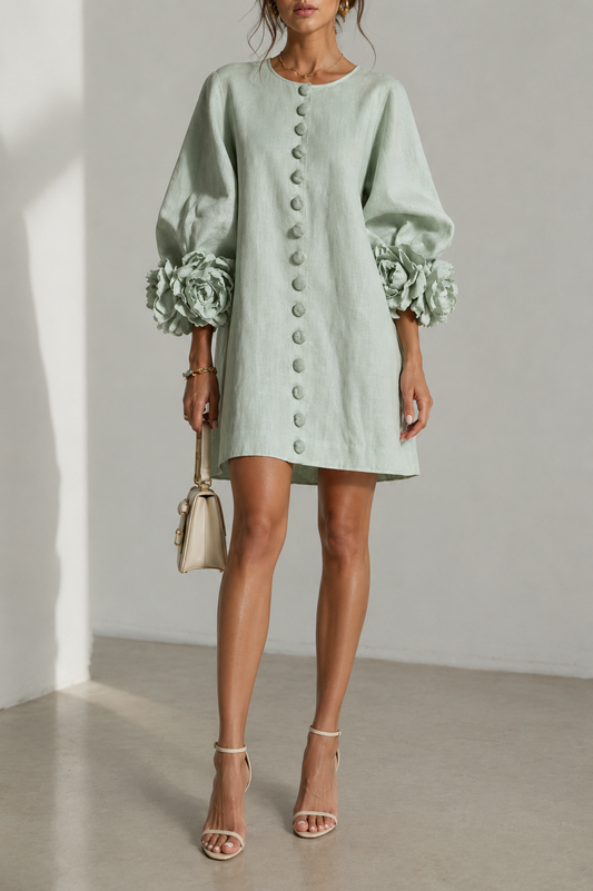Vestido Mini - Verde Clarito
